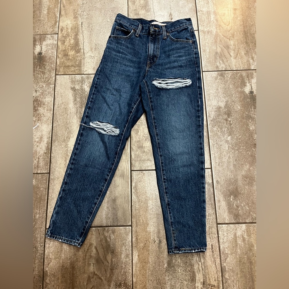 Classic High Rise Blue Jeans